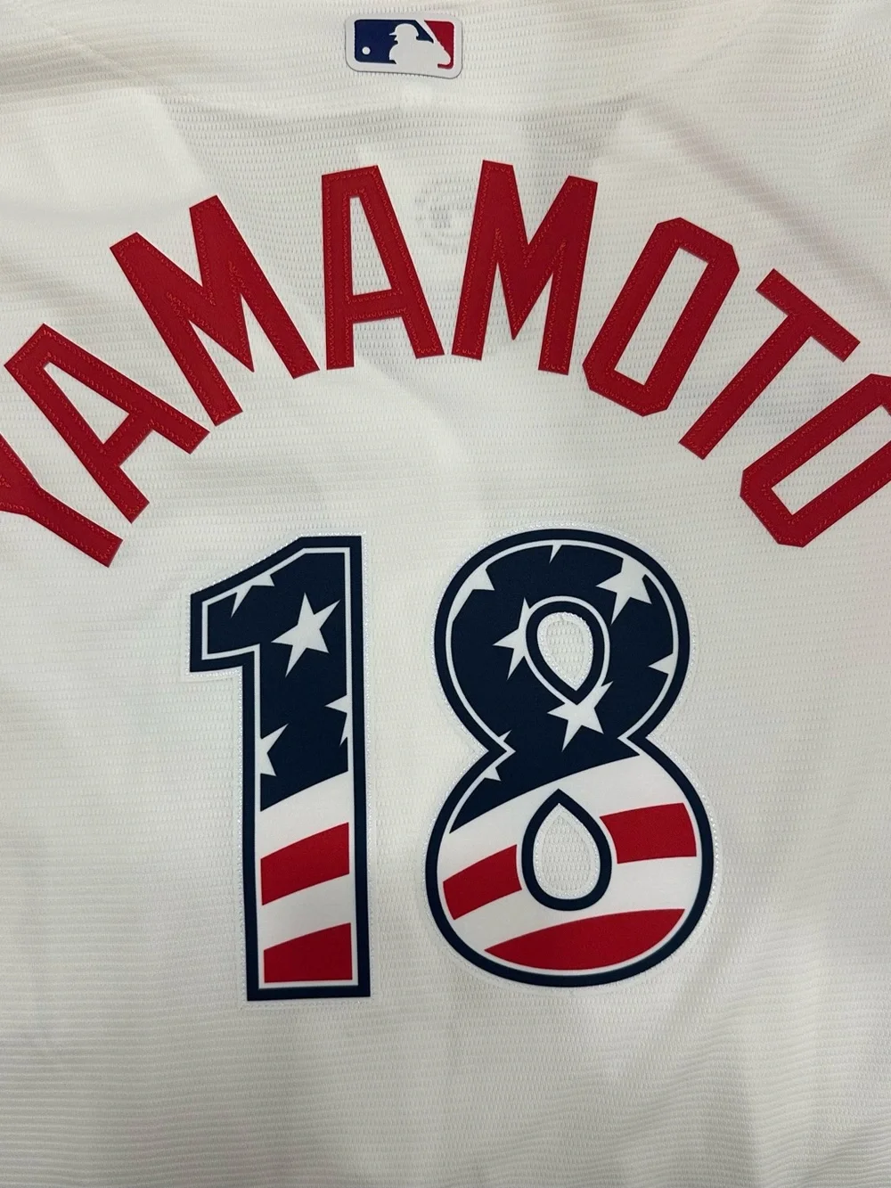 Nike Los Angeles Dodgers White Yamamoto #18 Jersey